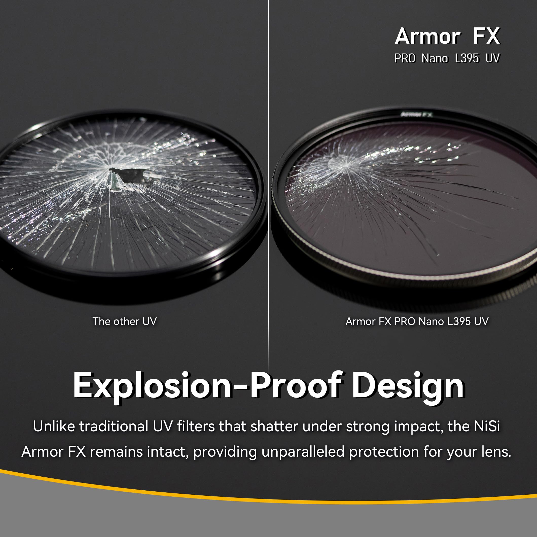 Foto 4 pulgar | Filtro De Protección Uv Nisi Armor Fx Pro Nano L395 58mm - Venta Internacional.