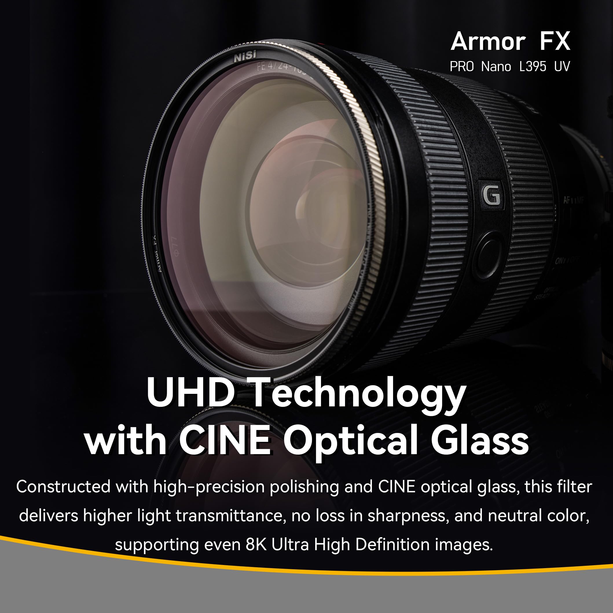 Foto 6 pulgar | Filtro De Protección Uv Nisi Armor Fx Pro Nano L395 58mm - Venta Internacional.