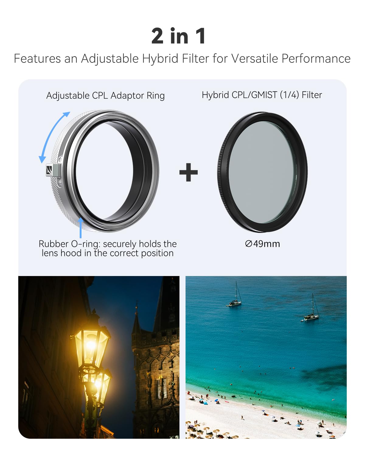 Foto 4 pulgar | Kit De Filtros Freewell Cpl/gmist (1/4) Con Parasol Para Lentes Fuji X100 - Venta Internacional.