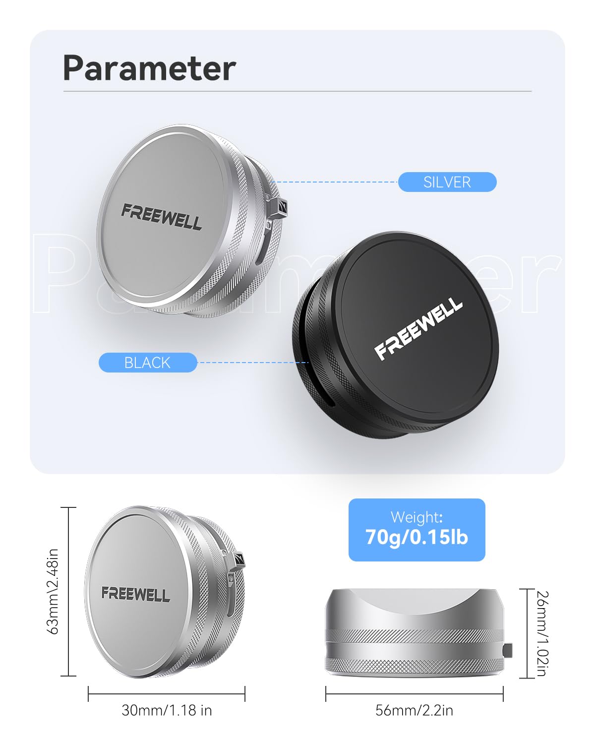 Foto 7 pulgar | Kit De Filtros Freewell Cpl/gmist (1/4) Con Parasol Para Lentes Fuji X100 - Venta Internacional.