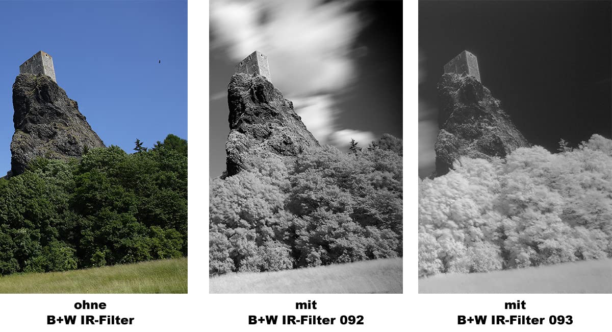 Foto 4 | Filtro B+w Basic Ir Black 093 Glass 58 Mm Con Código Qr - Eco - Venta Internacional.