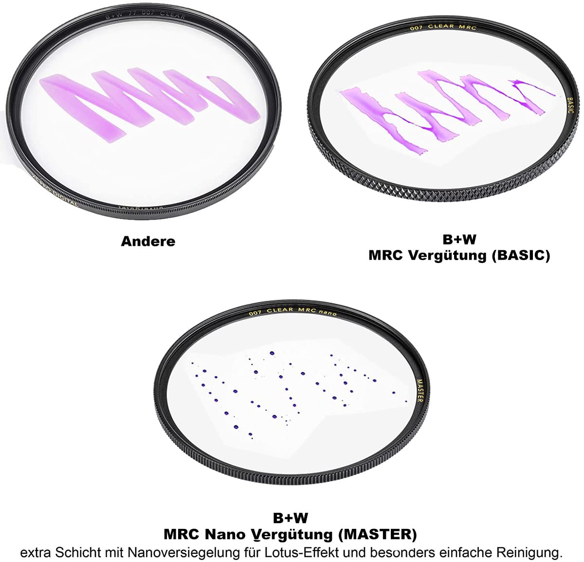 Foto 7 pulgar | Filtro B+w Master Uv Haze Mrc Nano 010m De 95 Mm Para 17 Mm - Venta Internacional.