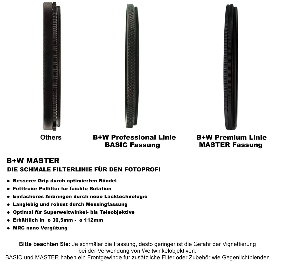 Foto 8 pulgar | Filtro B+w Master Uv Haze Mrc Nano 010m De 95 Mm Para 17 Mm - Venta Internacional.