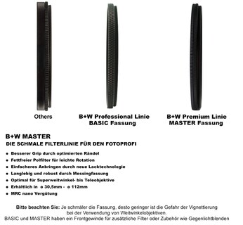 Foto 7 | Filtro B+w Master Uv Haze Mrc Nano 010m De 95 Mm Para 17 Mm - Venta Internacional.