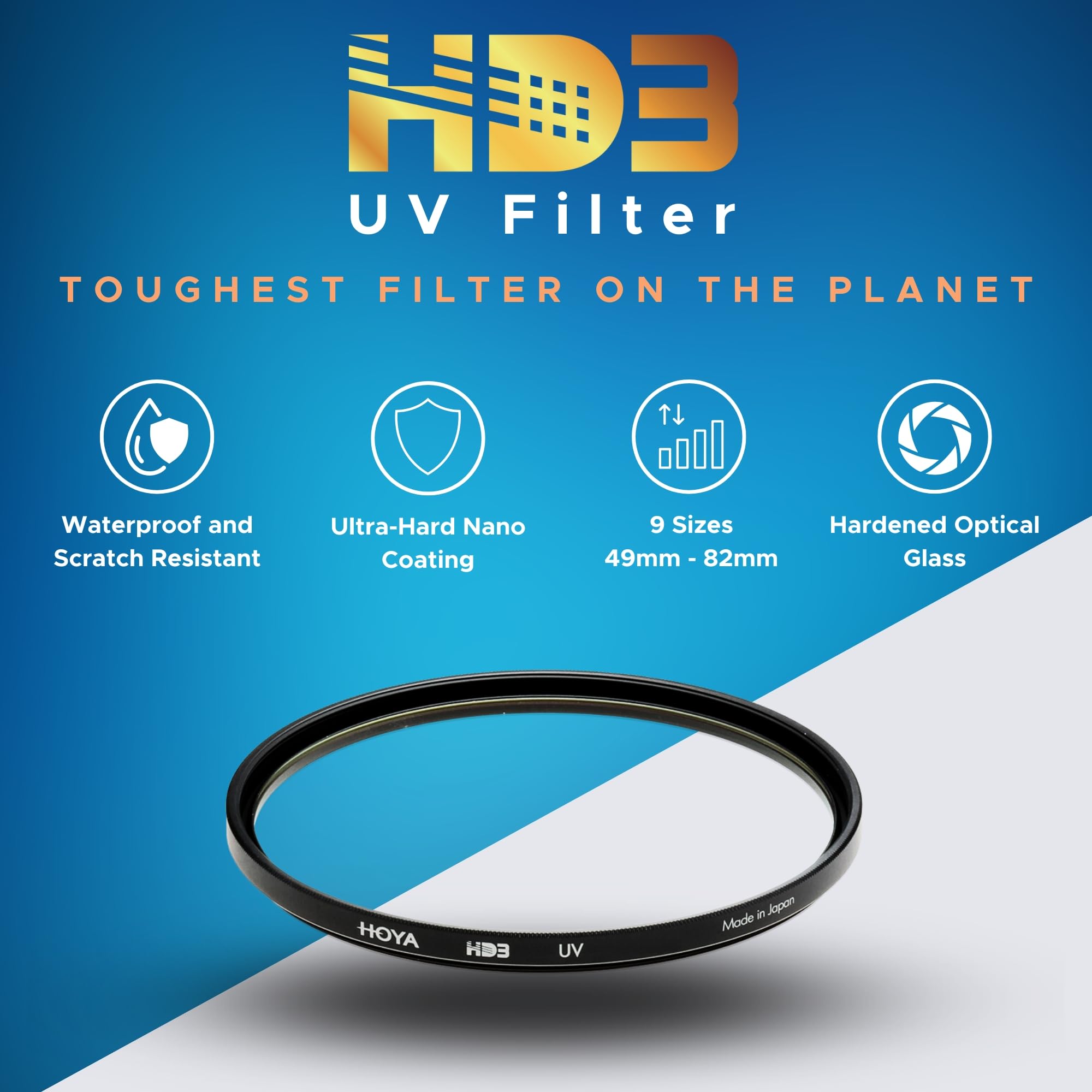 Foto 4 pulgar | Filtro Protector Uv Hoya Hd3 De 82 Mm Para Cámaras De Más De 100 Mp - Venta Internacional.