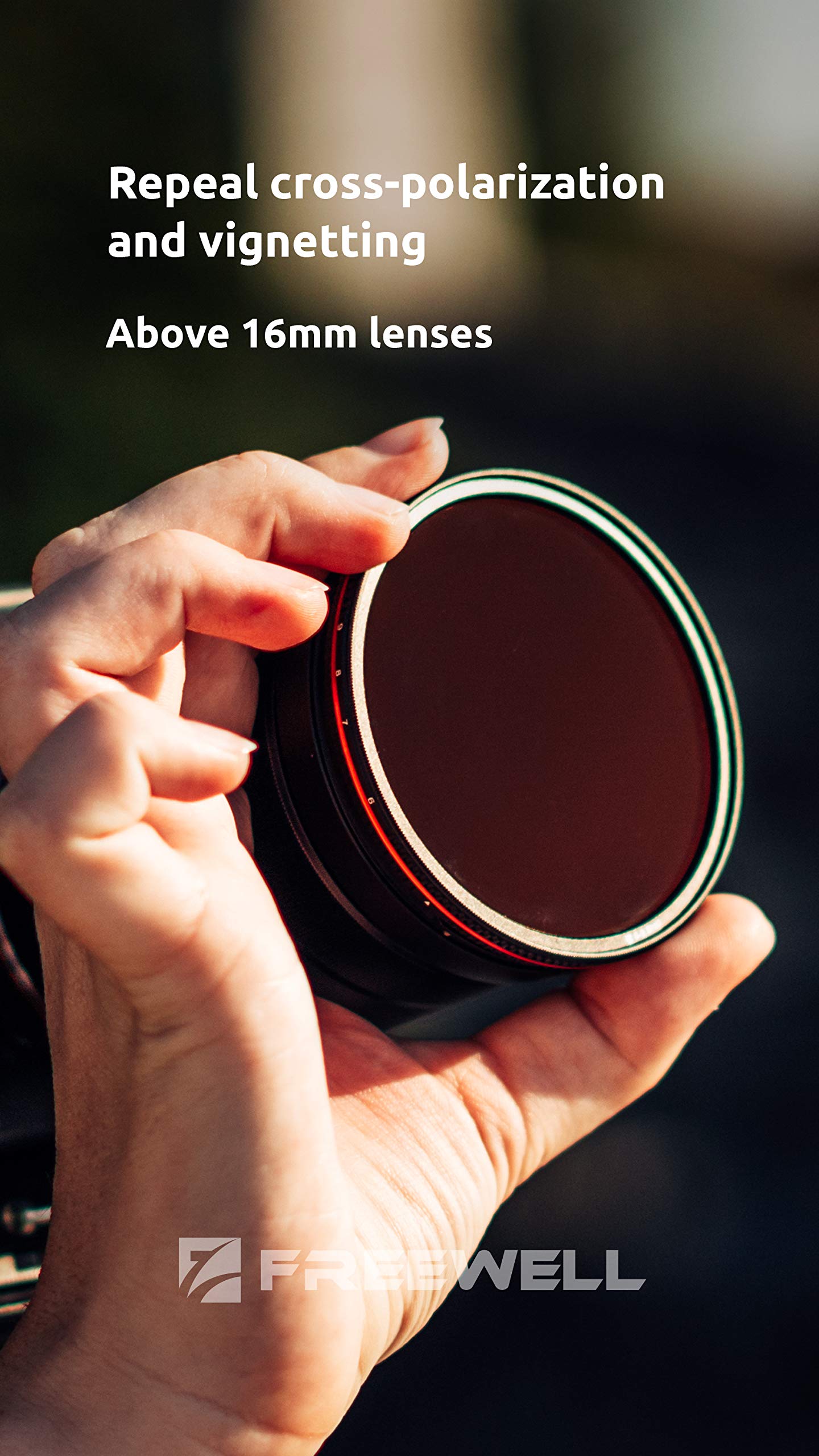 Foto 3 pulgar | Filtro Nd Freewell De 82 Mm Con Rosca, Tope Duro Variable De 6 A 9 Paradas - Venta Internacional.