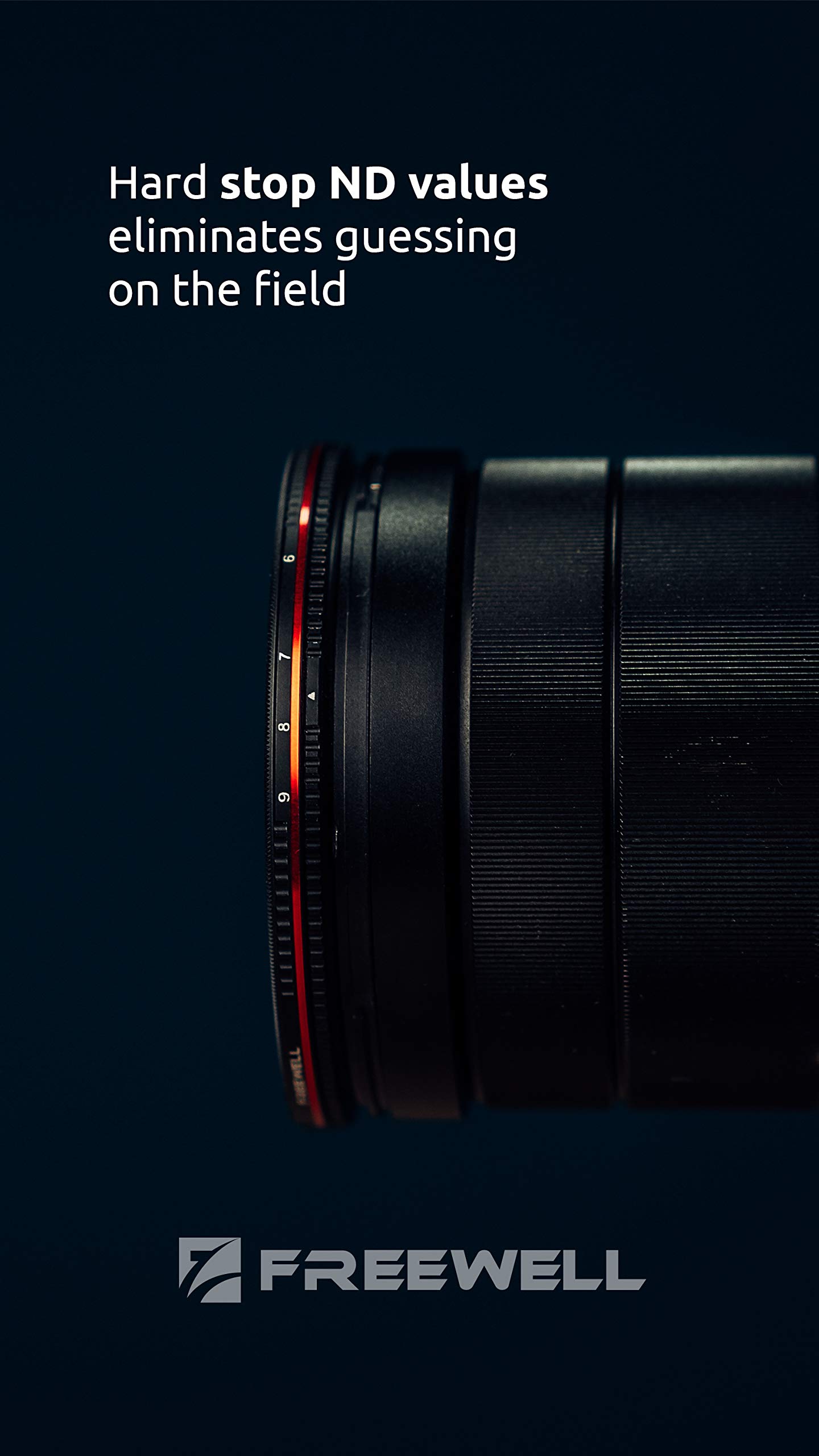 Foto 4 pulgar | Filtro Nd Freewell De 82 Mm Con Rosca, Tope Duro Variable De 6 A 9 Paradas - Venta Internacional.