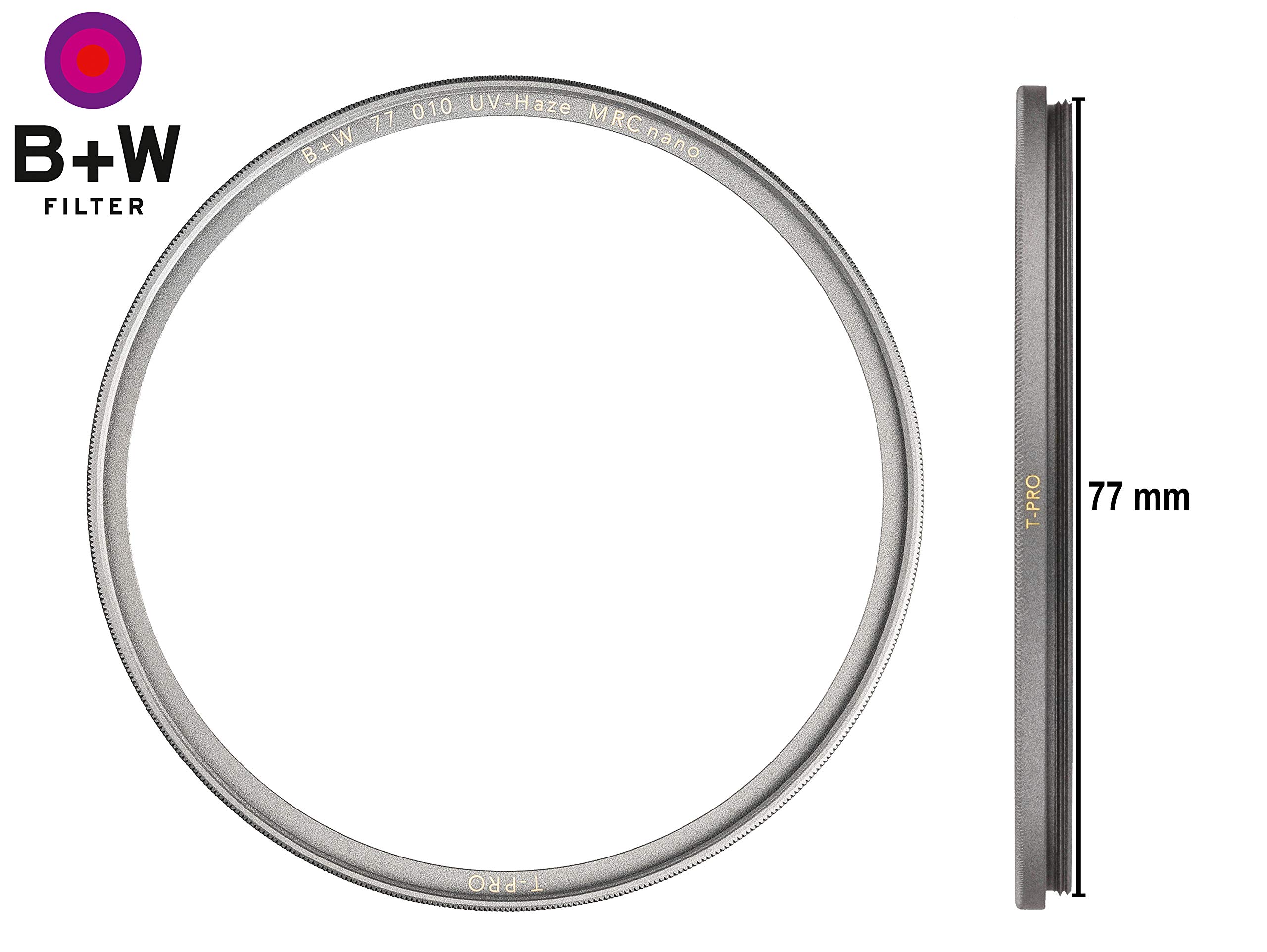 Foto 3 pulgar | Filtro De Protección Uv-haze B+w T-pro 010 Para Lente De Cámara 77 Mm - Venta Internacional.