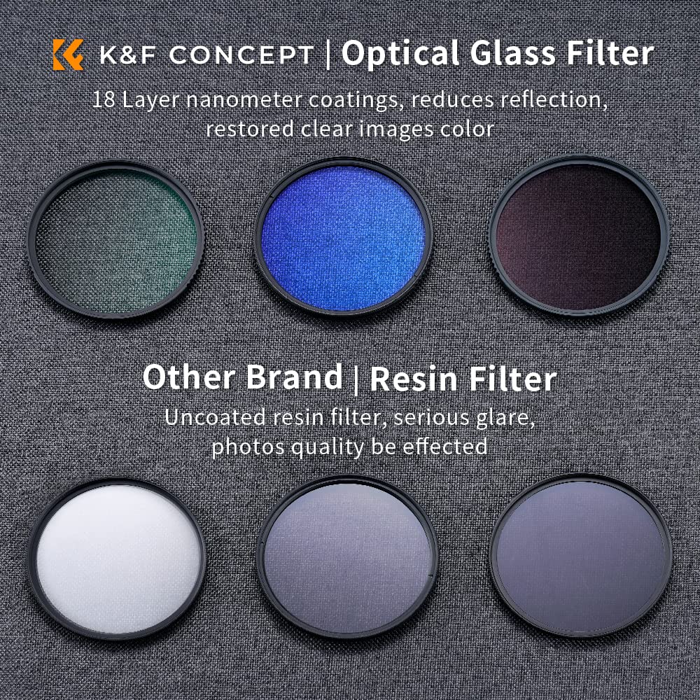 Foto 4 pulgar | Kit De Filtros De Lentes K&f Concept 67 Mm Uv/cpl/nd4 Con Paño De Limpieza - Venta Internacional.
