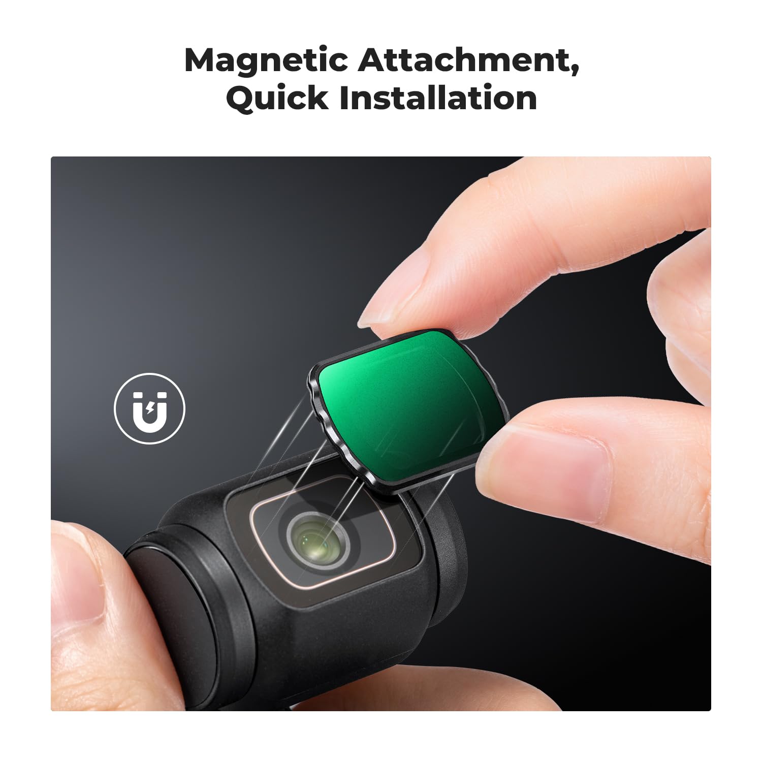 Foto 4 pulgar | Filtro Magnético K&f Concept Black Diffusion 1/2 Para Dji Osmo Pocket 3, Filtros De Efectos Cinemato - Venta Interna