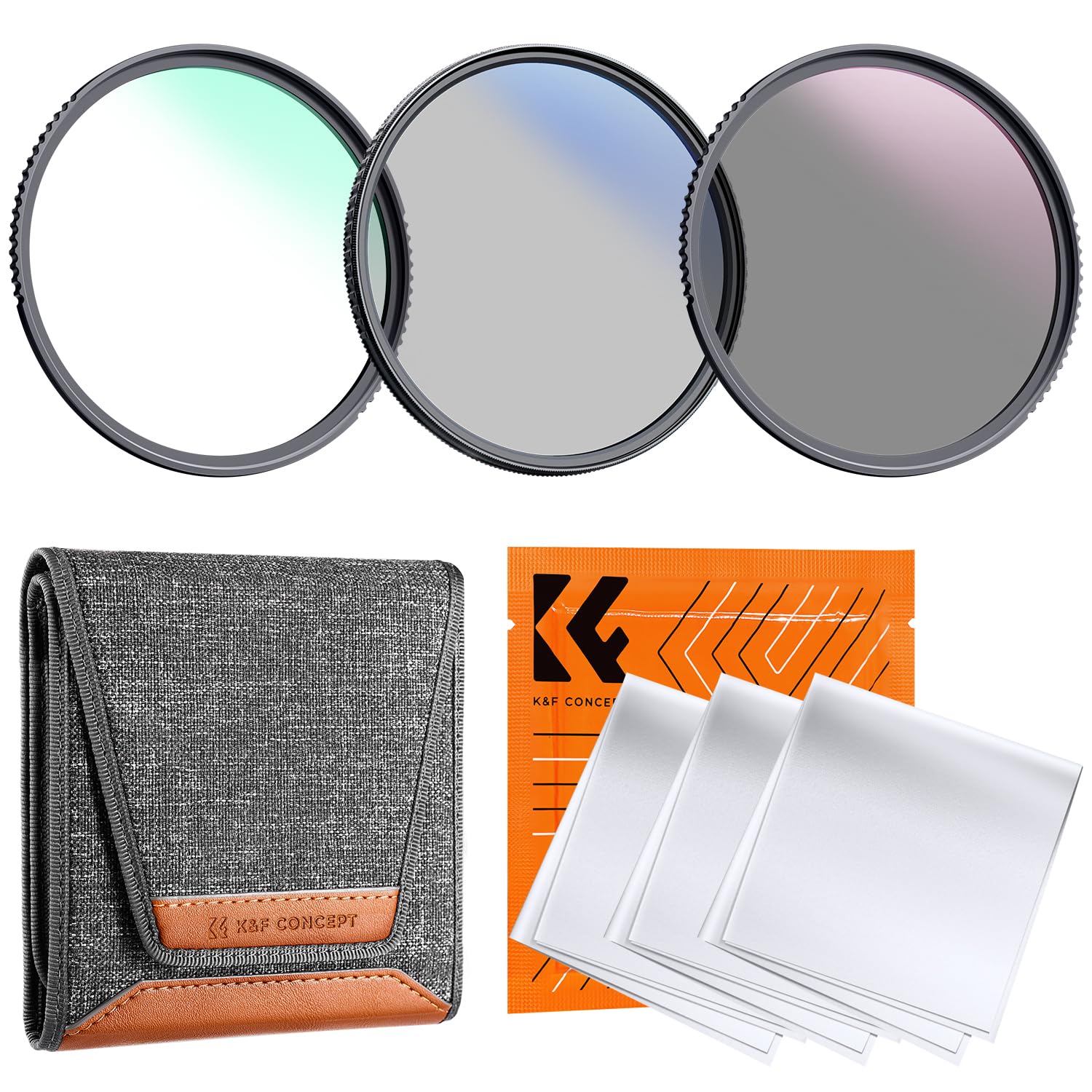Foto 1 | Kit De Filtros De Lentes K&f Concept 49 Mm Uv/cpl/nd4 (3 Piezas) - Venta Internacional.