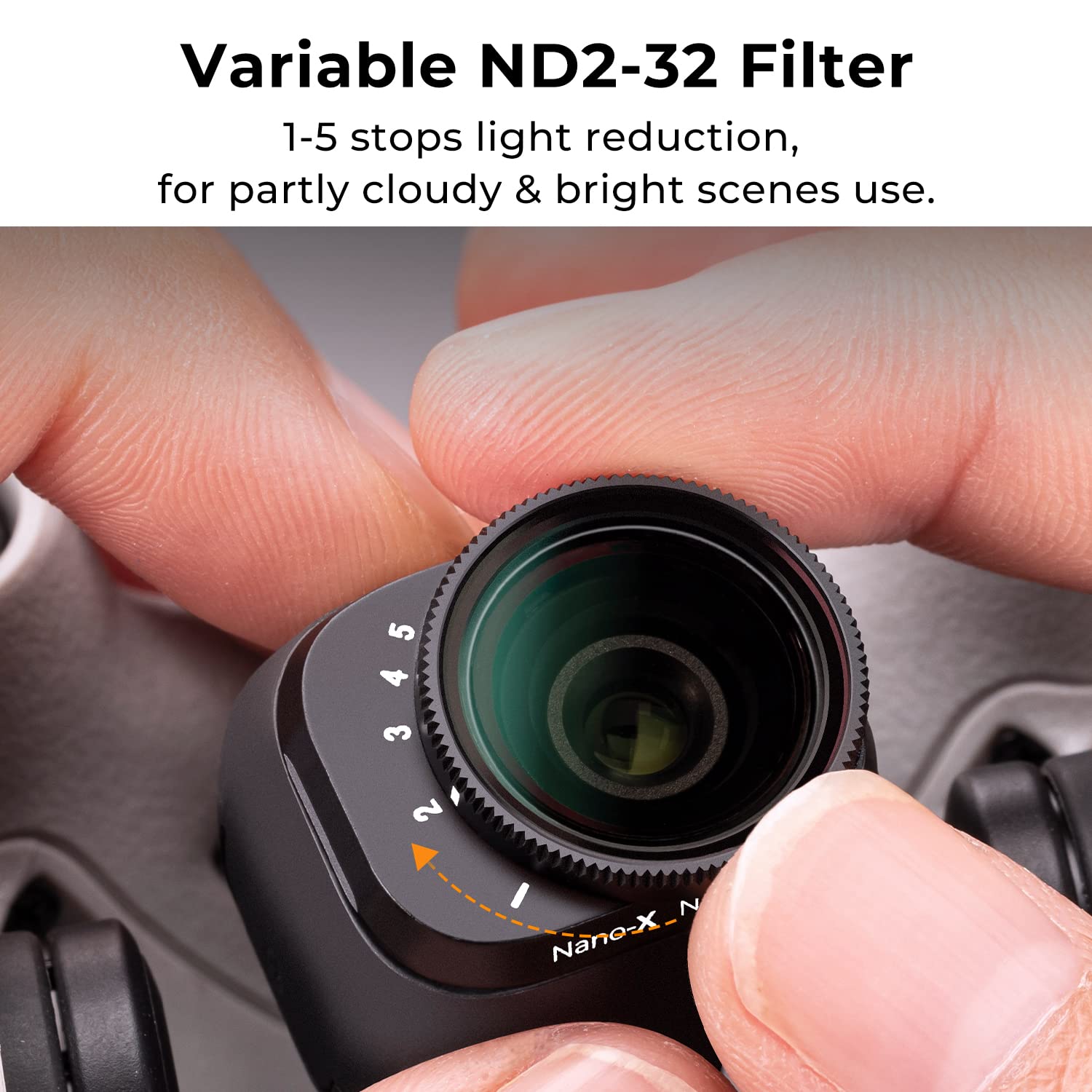 Foto 4 pulgar | Filtro Nd K&f Concept Mini 3 Pro Variable Nd2-32 (1-5 Pasos) - Venta Internacional.