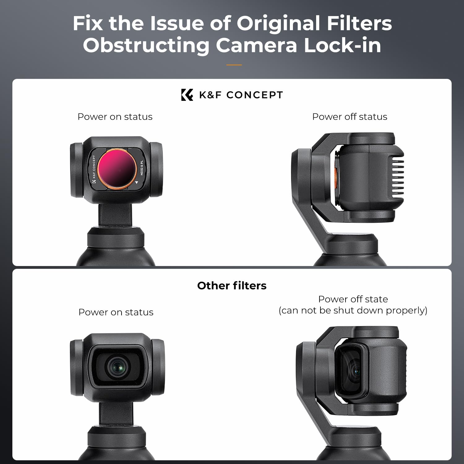 Foto 5 pulgar | Set De Filtros K&f Concept Magnetic Nd Polarizados Para Dji Osmo Pocket 3 - Venta Internacional.