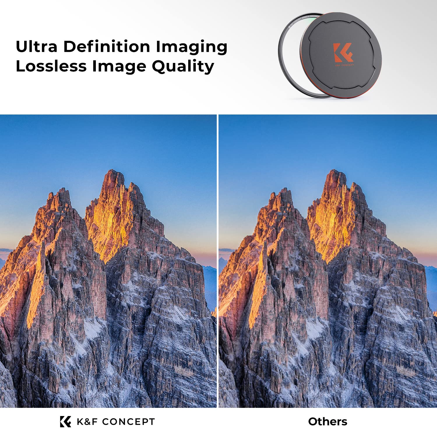 Foto 3 | Filtro De Lente K&f Concept Magnetic Mc Uv 77mm Nano-x Series - Venta Internacional.