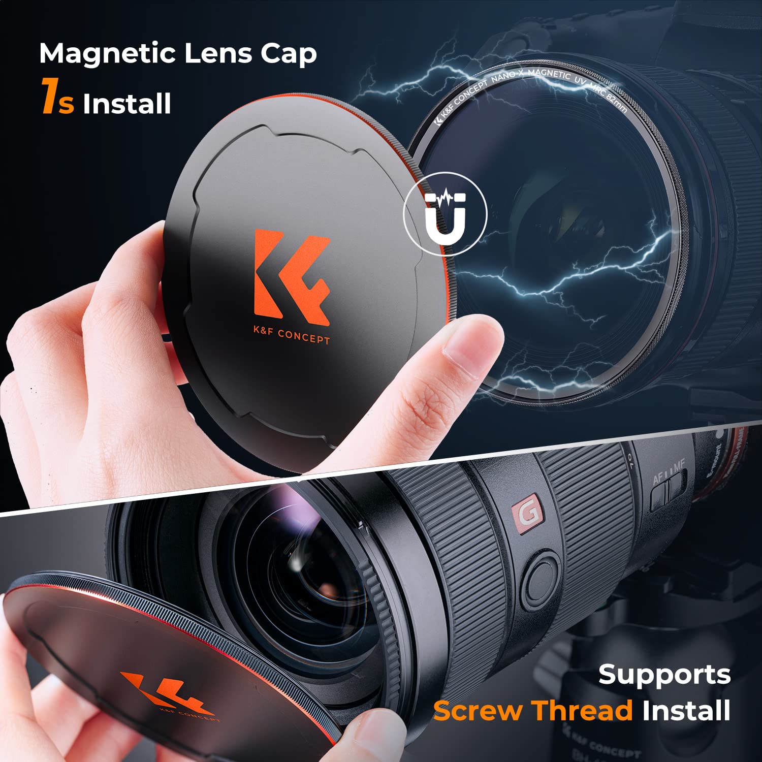 Foto 7 pulgar | Filtro De Lente K&f Concept Magnetic Mc Uv 77mm Nano-x Series - Venta Internacional.