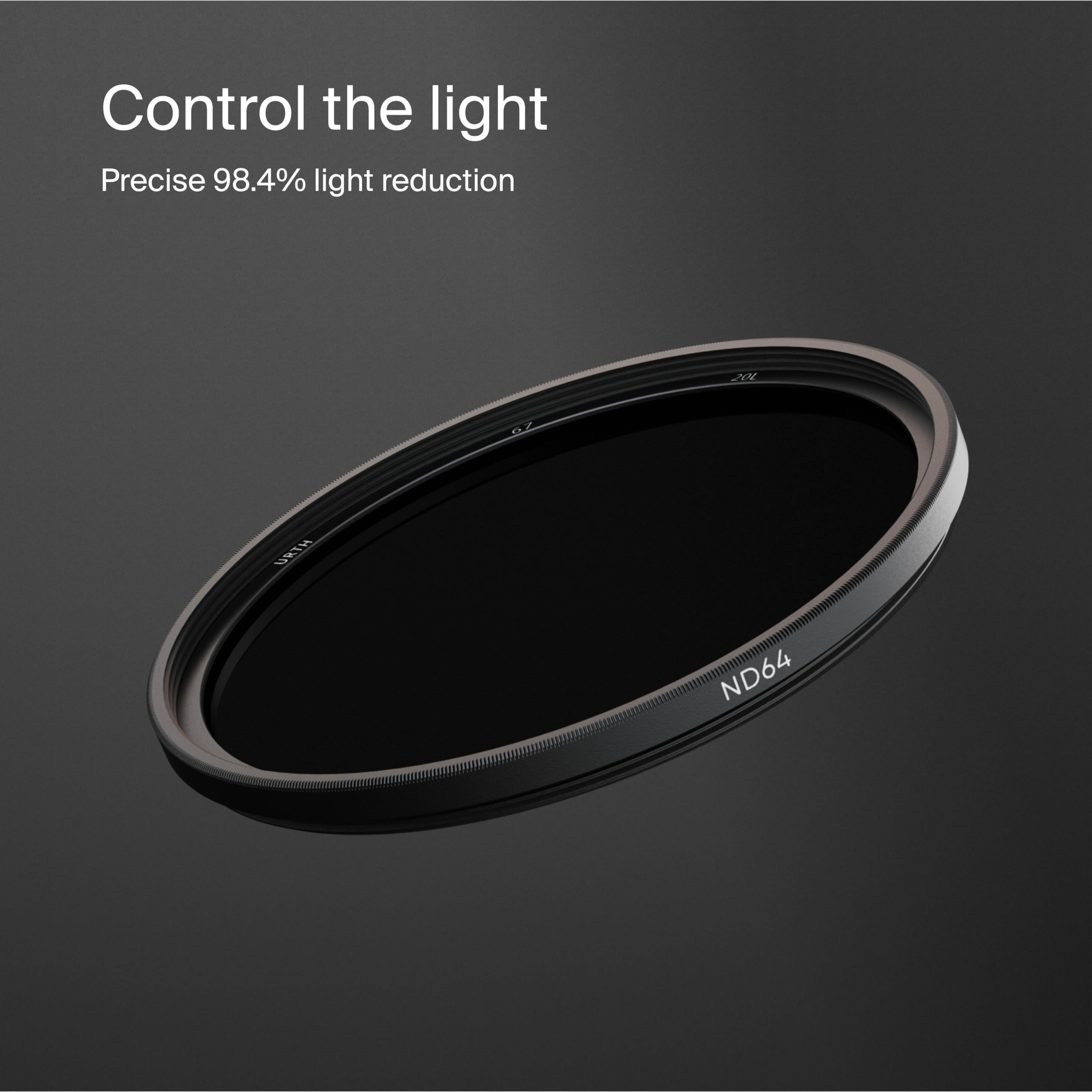 Foto 3 pulgar | Filtro De Lente Urth Nd64 (6 Pasos) 72 Mm Plus+ Nano-revestido - Venta Internacional.
