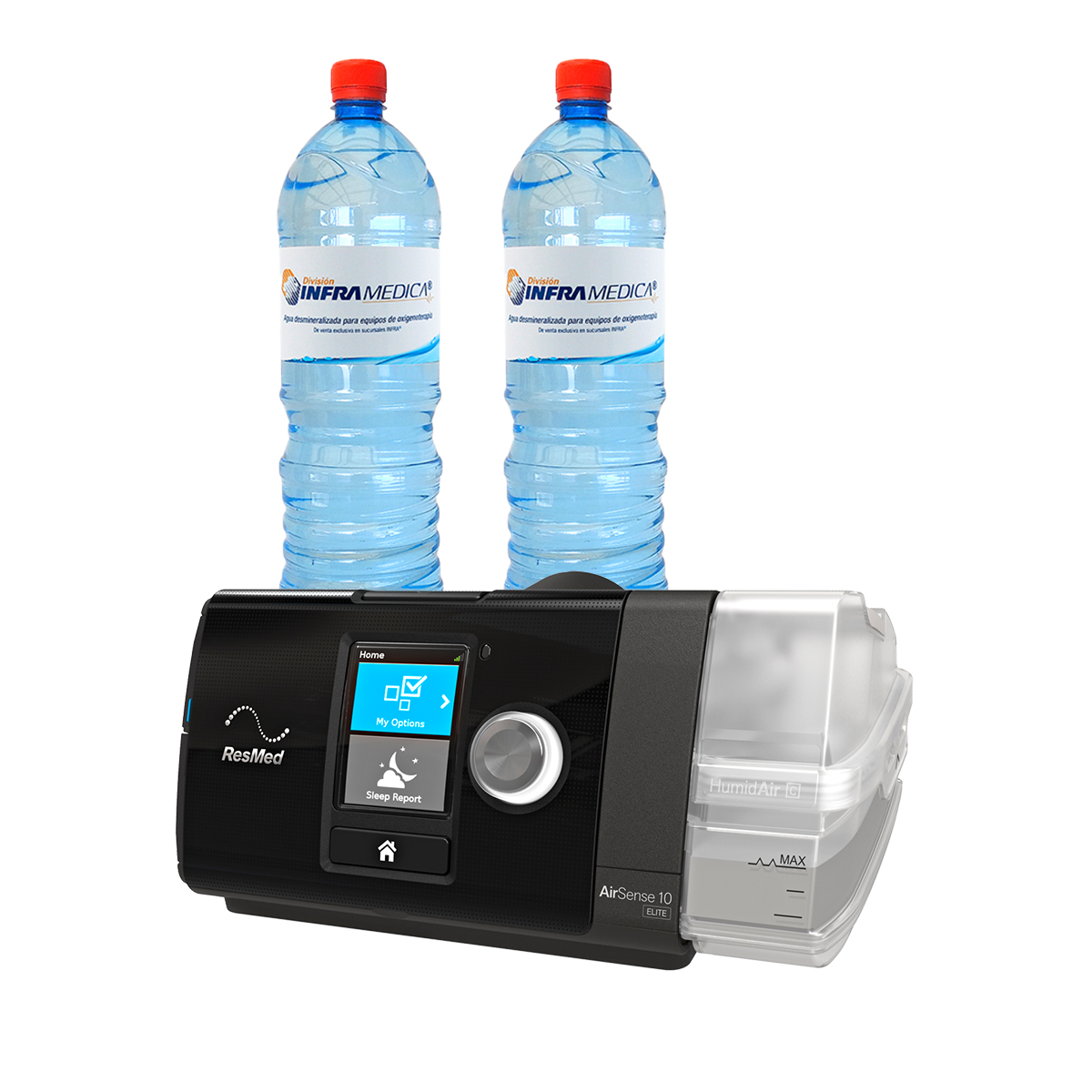 Foto 2 pulgar | Kit Cpap Airsense 10 Autoset Resmed + 2 Aguas