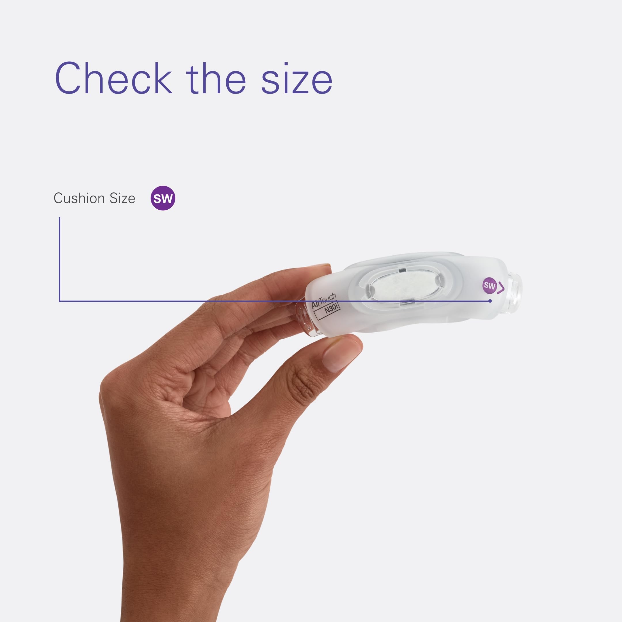 Foto 3 pulgar | Almohadilla Nasal Resmed Airtouch N30i Pequeña y Ancha Comfisoft - Venta Internacional