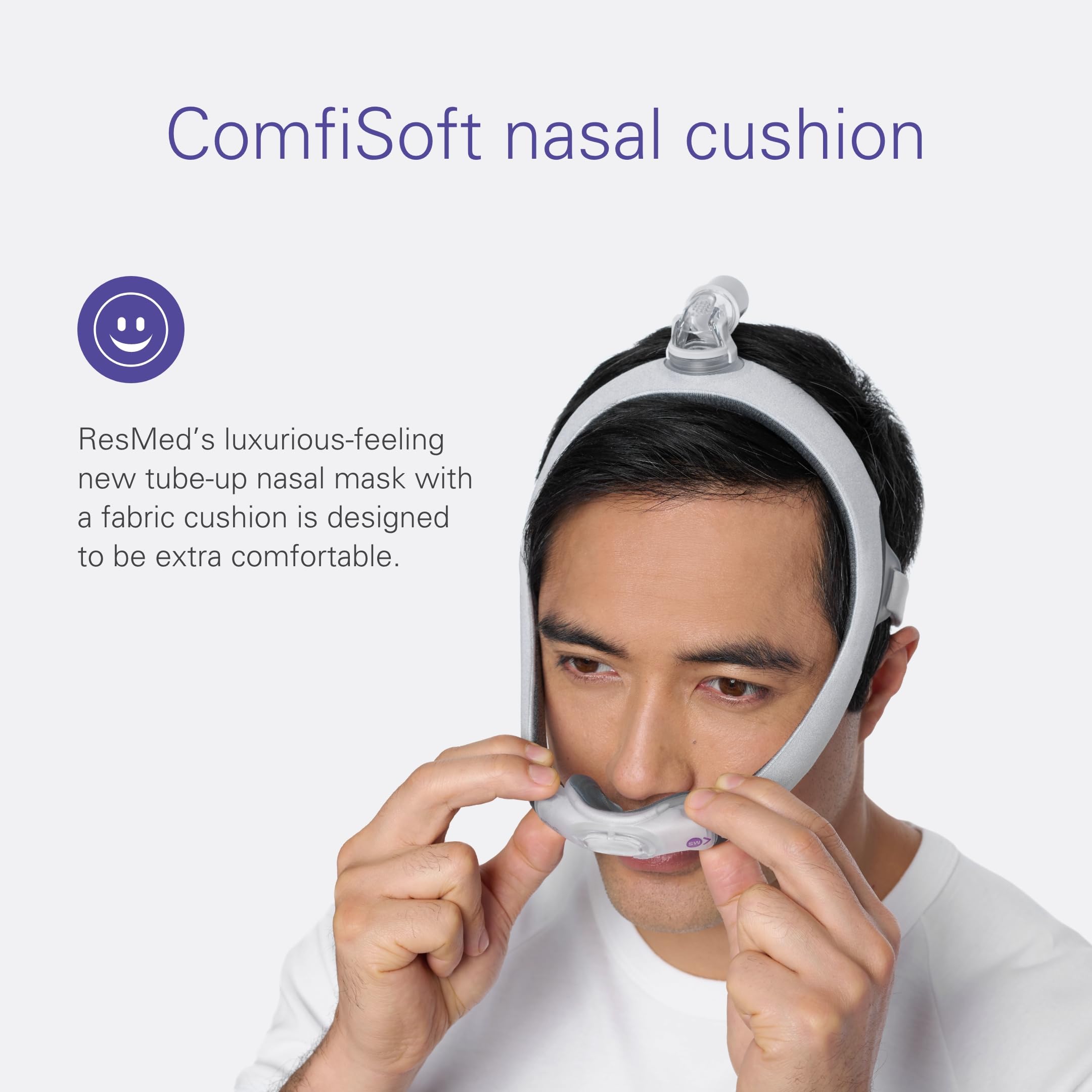 Foto 5 pulgar | Almohadilla Nasal Resmed Airtouch N30i Pequeña y Ancha Comfisoft - Venta Internacional