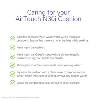 Foto 5 | Almohadilla Nasal Resmed Airtouch N30i Pequeña y Ancha Comfisoft - Venta Internacional
