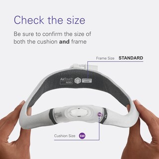 Foto 2 | Máscara Nasal Resmed Airtouch N30i Frame System, Tamaño Estándar - Venta Internacional.