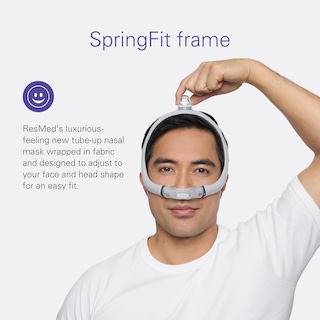 Foto 4 | Máscara Nasal Resmed Airtouch N30i Frame System, Tamaño Estándar - Venta Internacional.