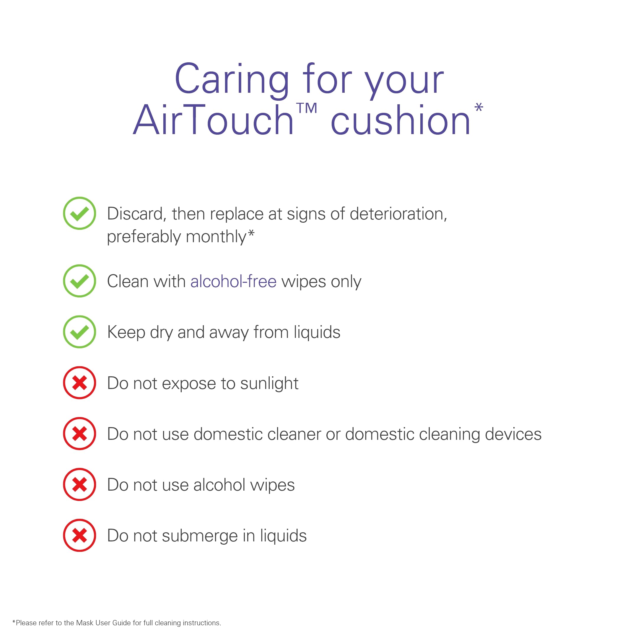 Foto 4 | Piezas De Repuesto Para Cpap: Cojín Y Casco Resmed Airtouch F20 - Venta Internacional.