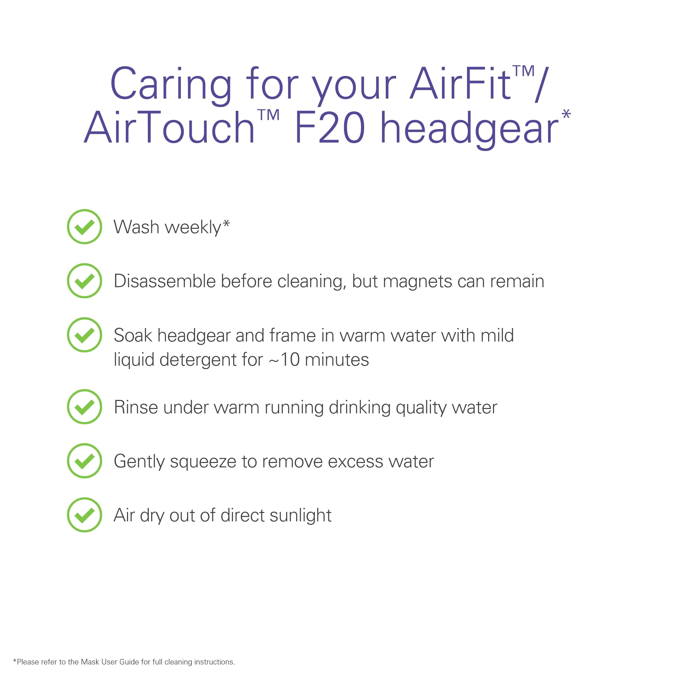 Foto 5 | Piezas De Repuesto Para Cpap: Cojín Y Casco Resmed Airtouch F20 - Venta Internacional.