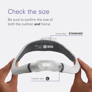 Foto 2 | Máscara Nasal Resmed Airtouch N30i Frame System Estándar/grande - Venta Internacional.