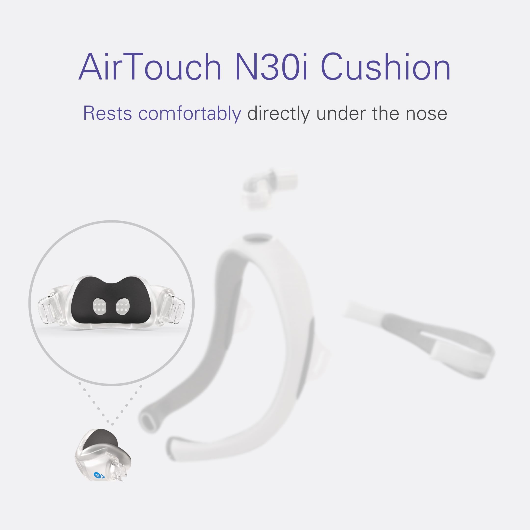 Foto 4 pulgar | Cojín Nasal Resmed Airtouch N30i Comfisoft, Tamaño Mediano - Venta Internacional.