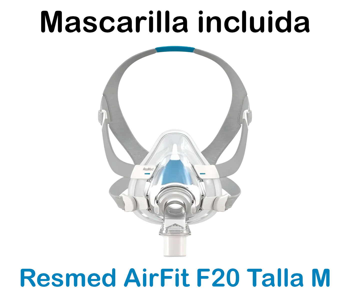 Foto 2 | Cpap Resmed Auto Con Humidificador Airsense 10 Autoset + Mascarilla Resmed Airfit F20