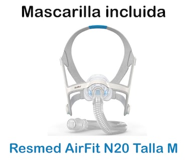 Foto 2 | Cpap Resmed Auto Con Humidificador Airsense 10 Autoset + Mascarilla Resmed Airfit N20 | Ajuste Automático Para A