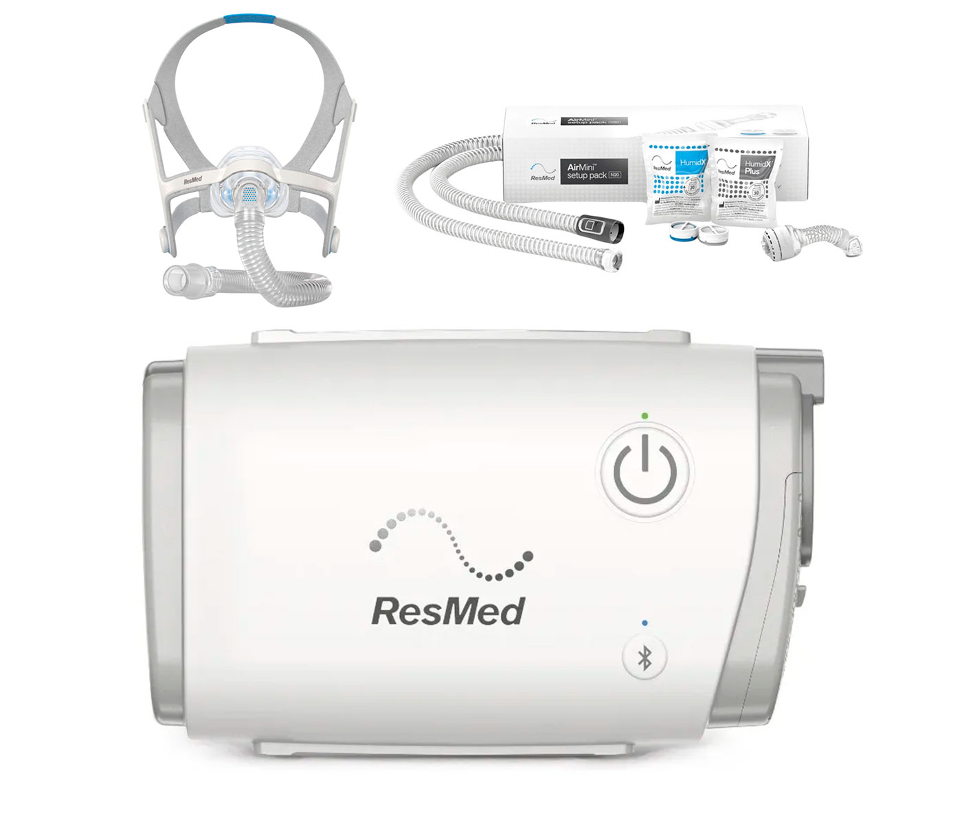 Foto 1 | CPAP Airmini Auto ResMed - con Kit de Instalación y Mascarilla Resmed N20 Portátil