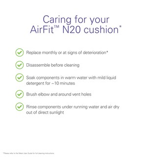 Foto 4 | Recambio De Cojín Resmed Airfit N20 Talla M - Venta Internacional.