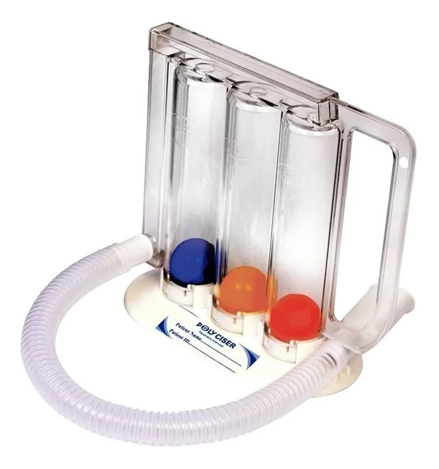 Foto 2 | Inspirómetro Ejercitador Pulmonar Respiratorio Polymed 2041 Blanco