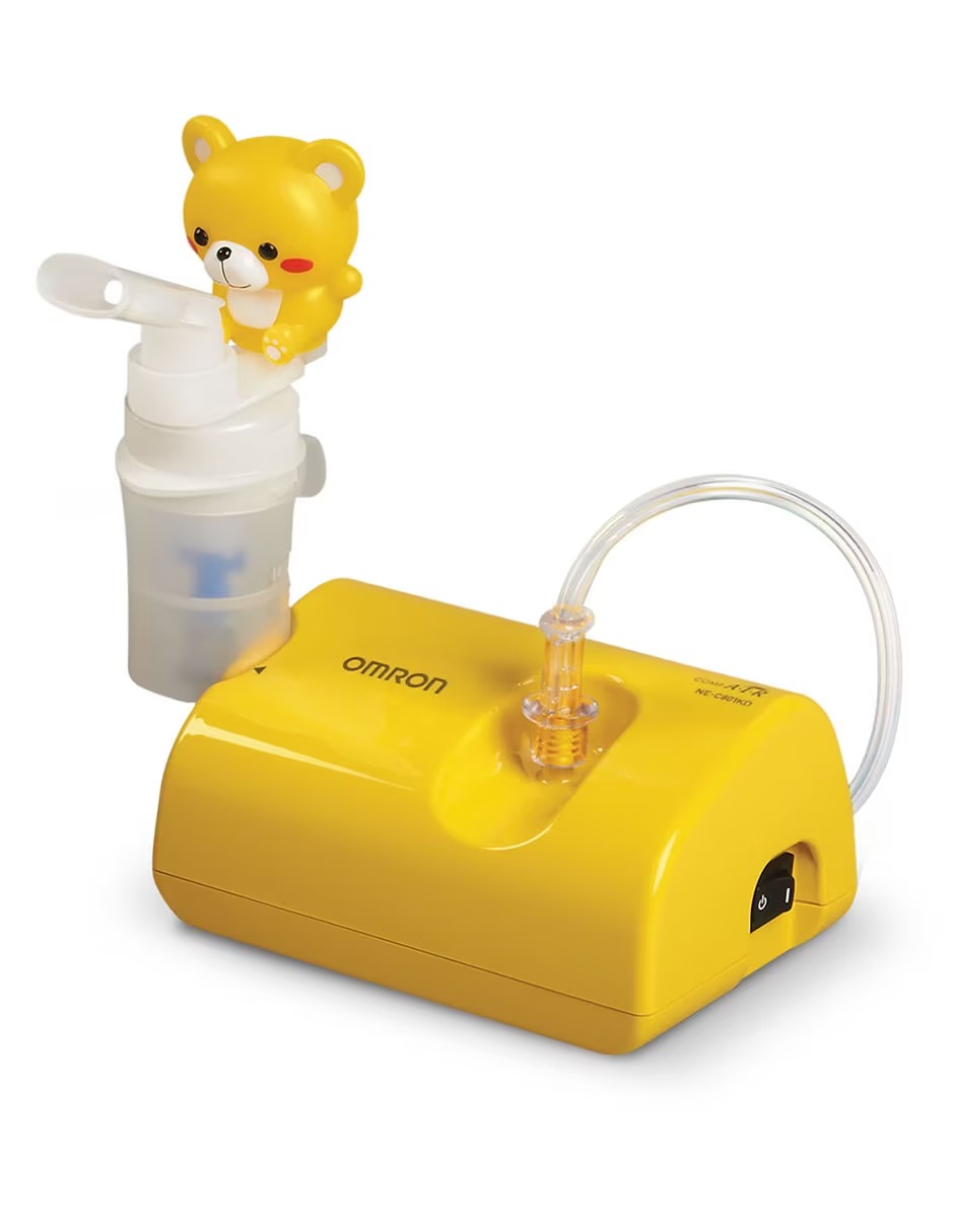 Nebulizador Infantil de Compresor Omron color Amarillo