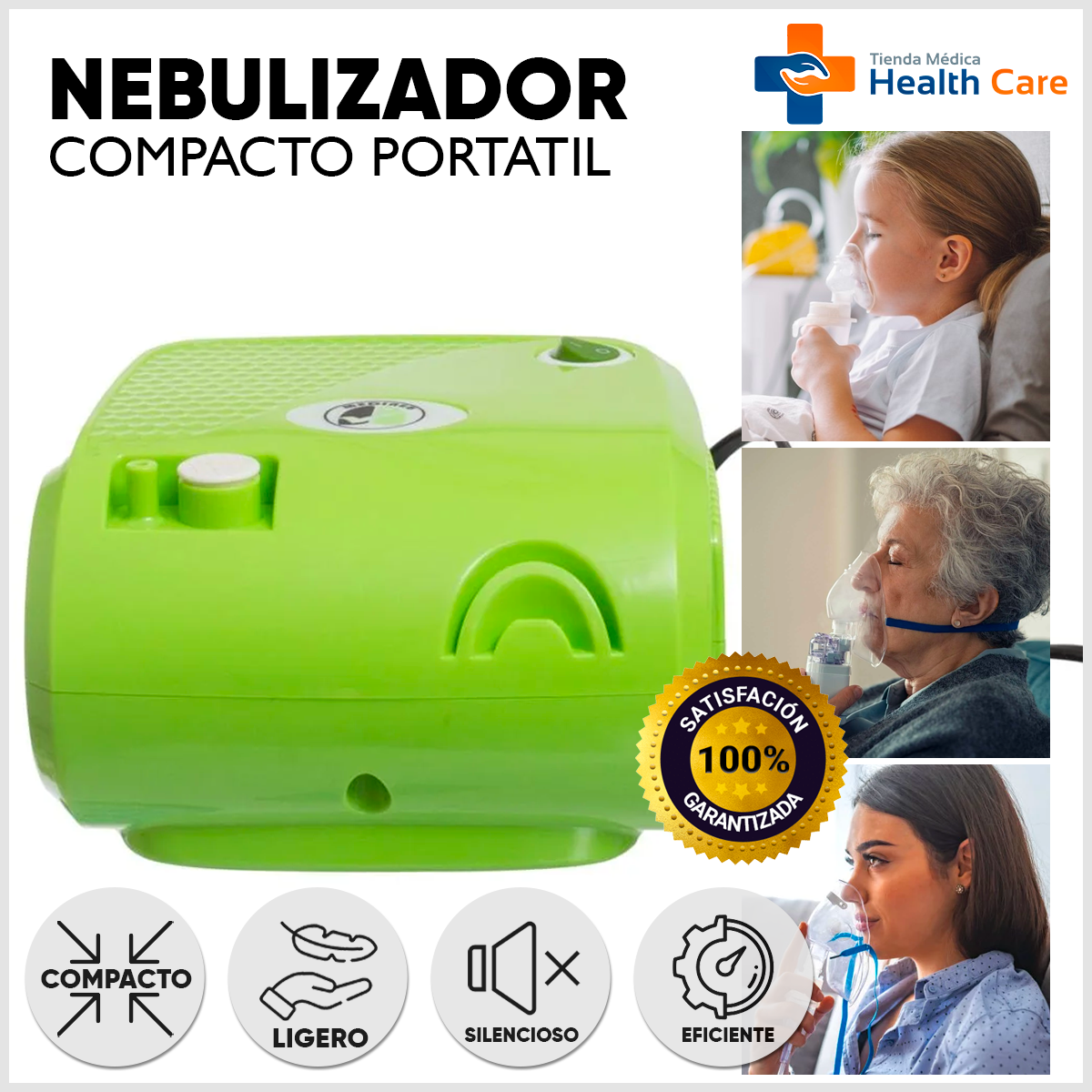 Foto 3 pulgar | Nebulizador Medimetrics para Adulto y Niños