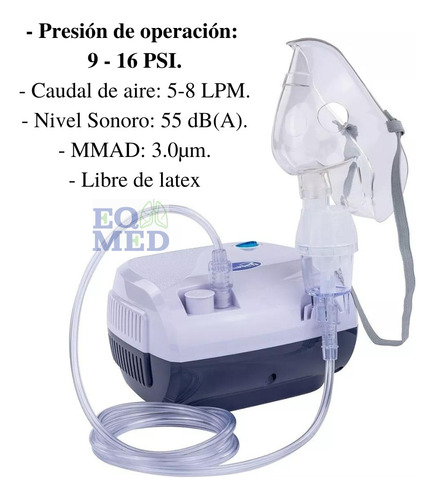 Foto 3 pulgar | Nebulizador Super Silencioso Adulto Y Infantil Marca Bi-rich