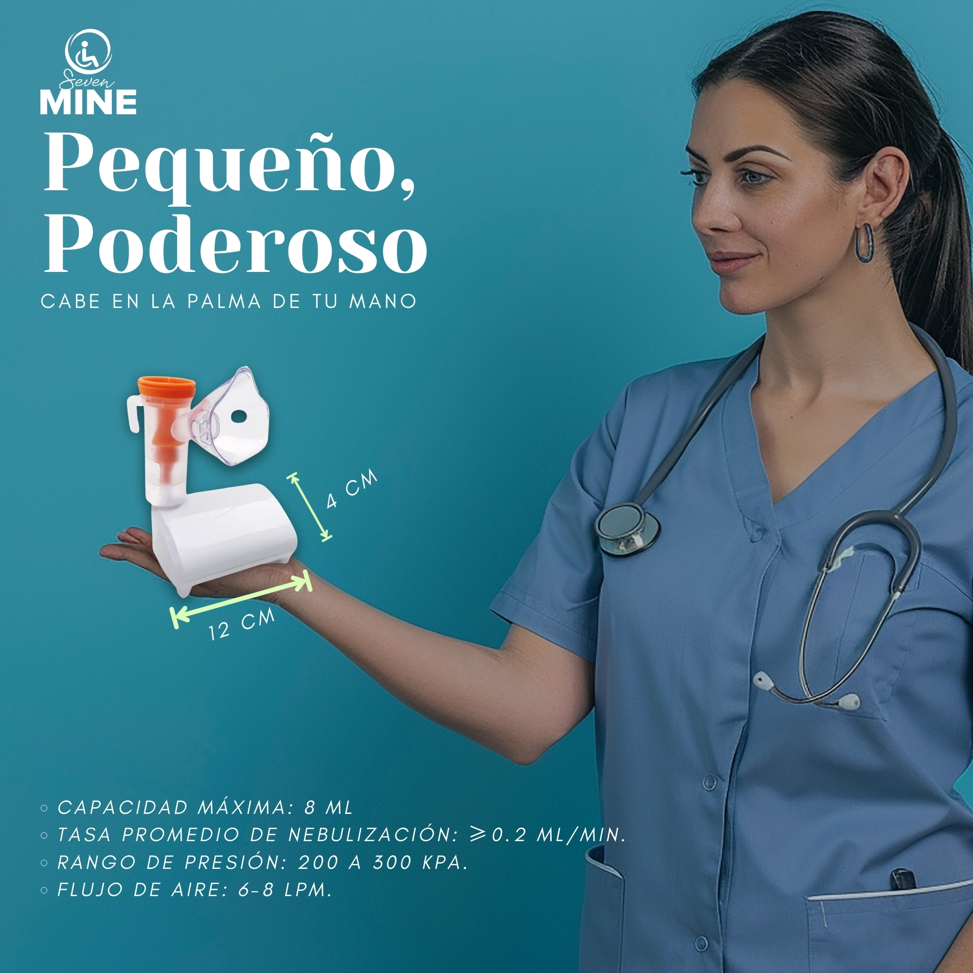 Foto 3 | Mini Nebulizador Portátil Para Niños, Adultos Y Mascotas