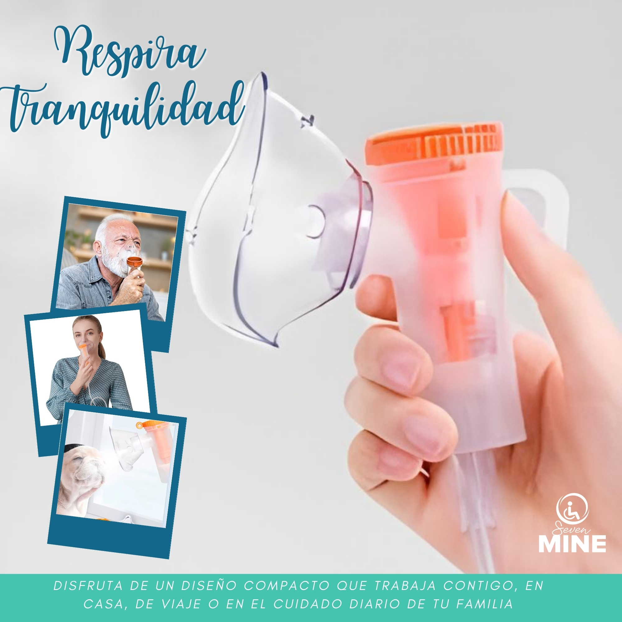 Foto 5 pulgar | Mini Nebulizador Portátil Para Niños, Adultos Y Mascotas