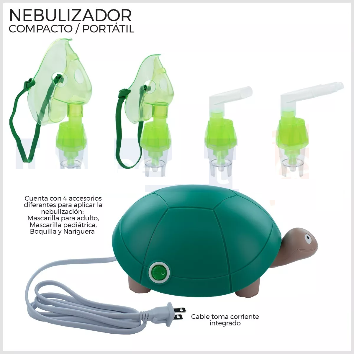 Foto 3 pulgar | Nebulizador Eo Safe Imports de Tortuga