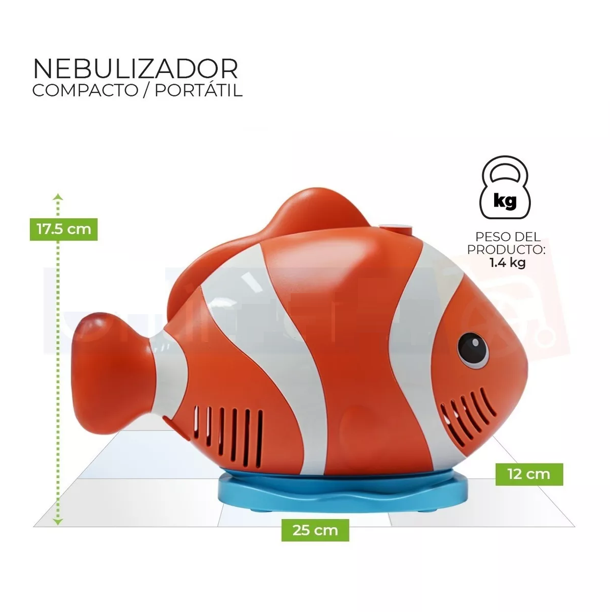 Foto 3 pulgar | Nebulizador Eo Safe Imports de Pez