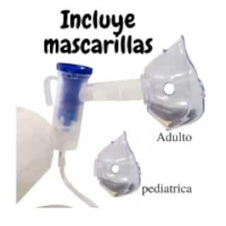 Foto 2 | Nebulizador Compresor Adulto/infantil Eo Safe Imports Esi-10232-1 Blanco