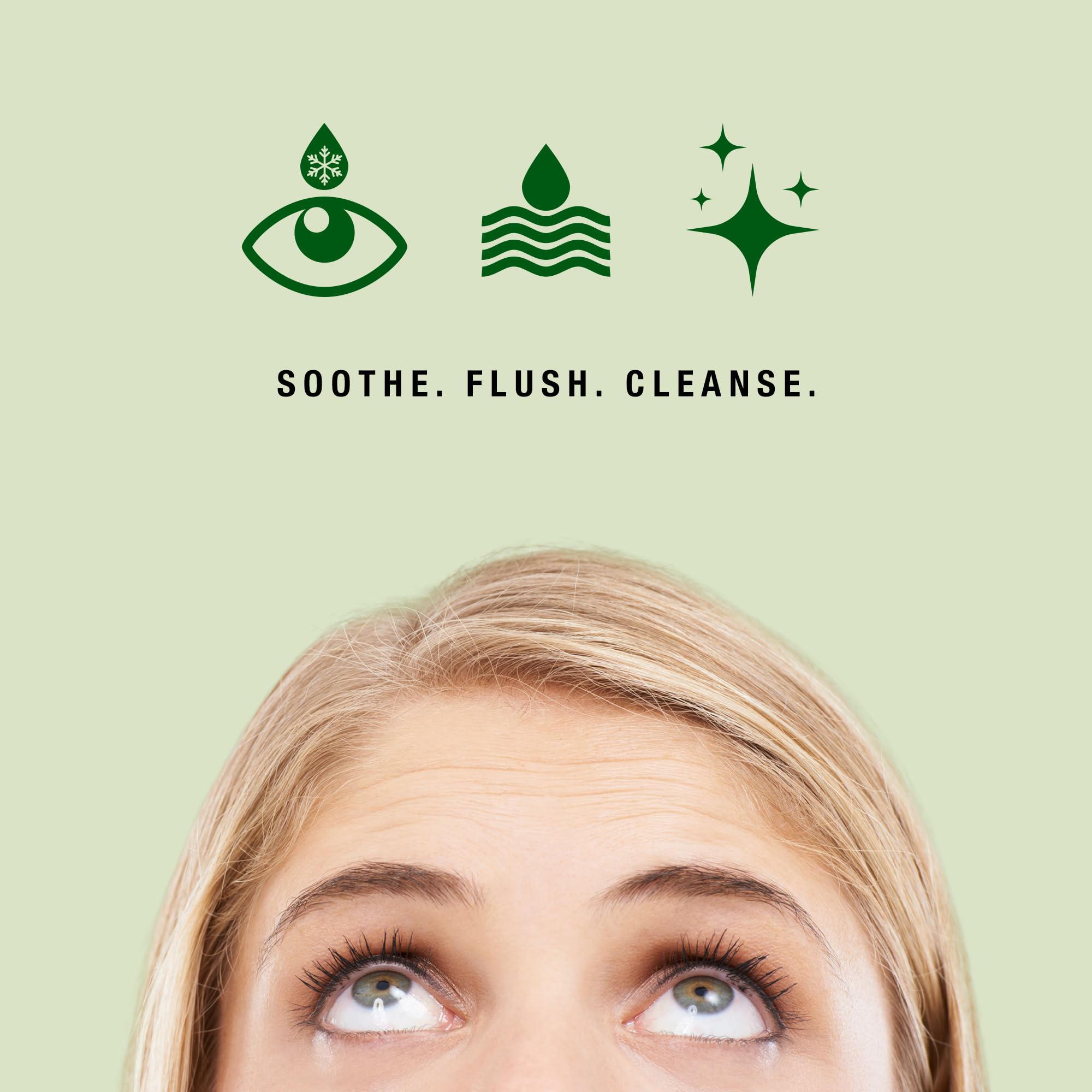 Foto 7 pulgar | Solución Salina Estéril Eyewash Solution Plus Rinse  500 Ml  2 Con Vaso - Venta Internacional.
