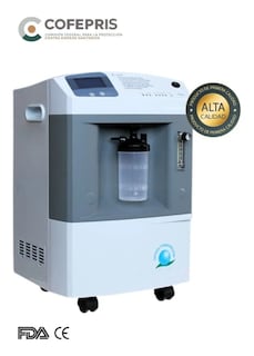 Foto 3 | Concentrador Oxigeno Premium 10 Litros 24/7 + Inspirómetro Longfian