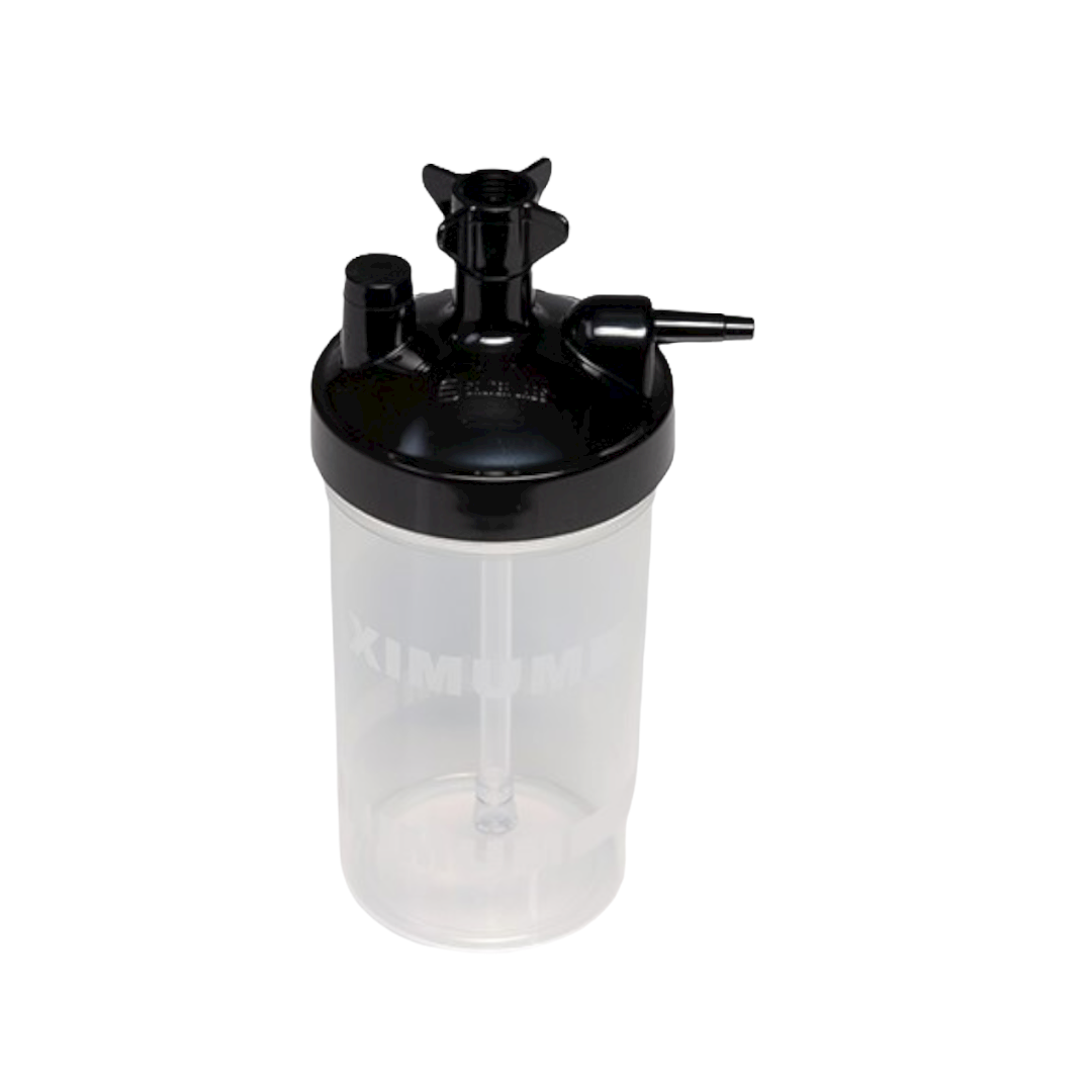 Vaso Humidificador Para tanque de oxigeno 350 Ml