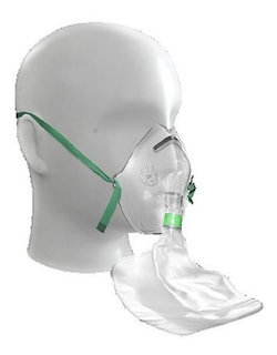 Foto 3 | Mascarilla Para Oxigeno Con Reservorio Adulto Nueva