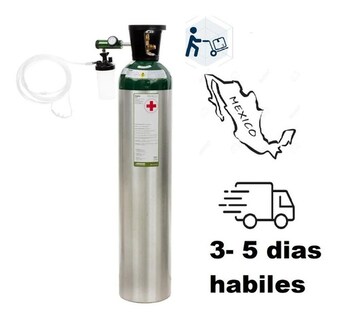 Foto 3 | Tanque De Oxígeno Con Regulador 3455 Litros - Vacio