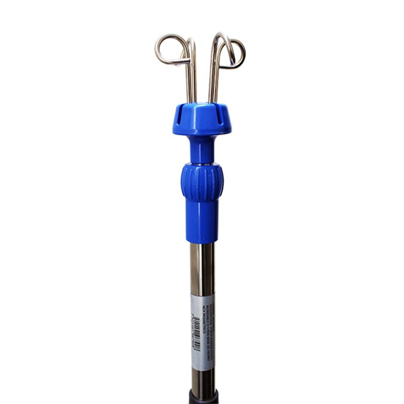 Foto 3 pulgar | Porta Sueros 5 Ruedas Con Base Acero Inoxidable Medimetrics