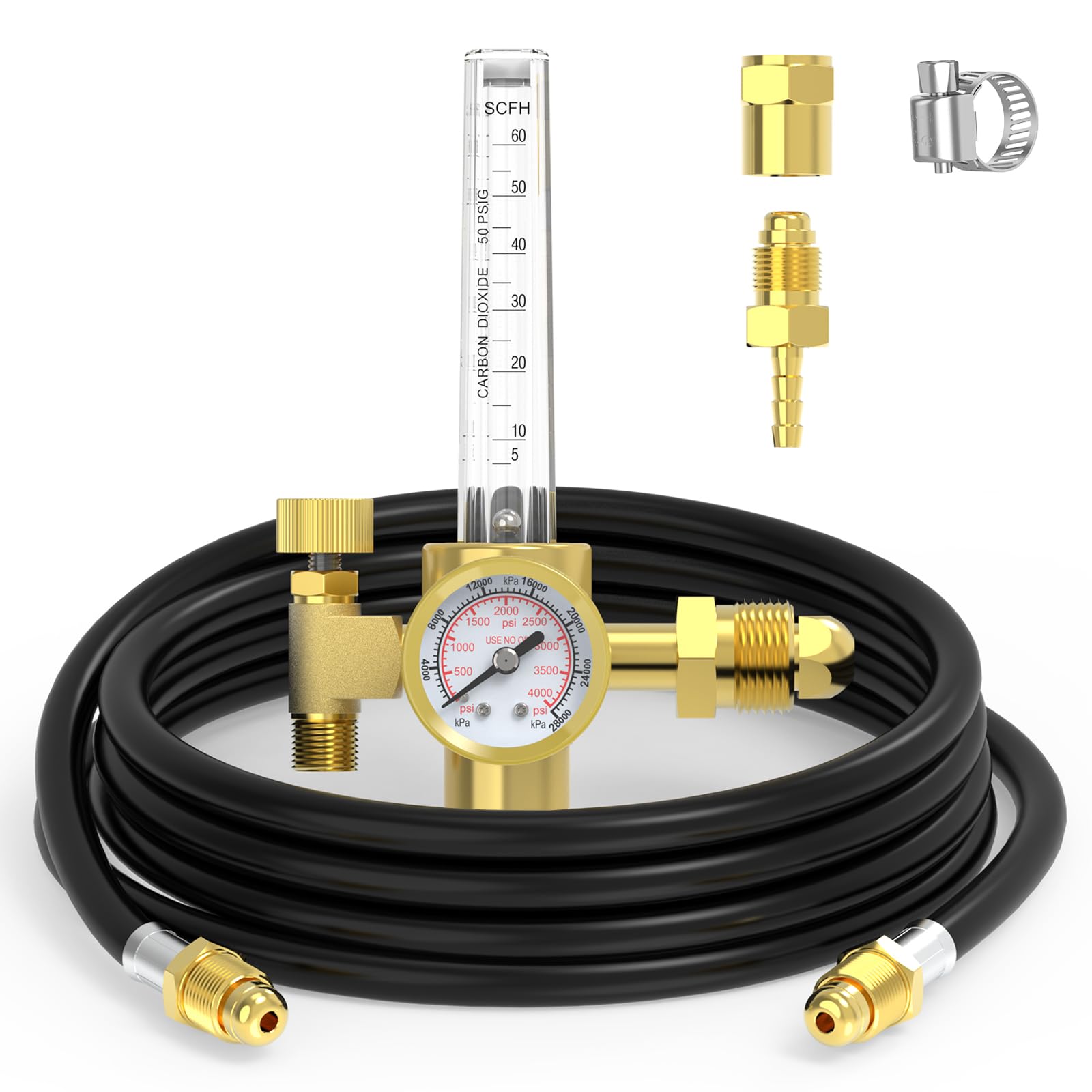 Regulador De Gas Yeswelder Co2 Argon Con Manguera De 2,4 M Para Soldadora Mig Tig - Venta Internacional.